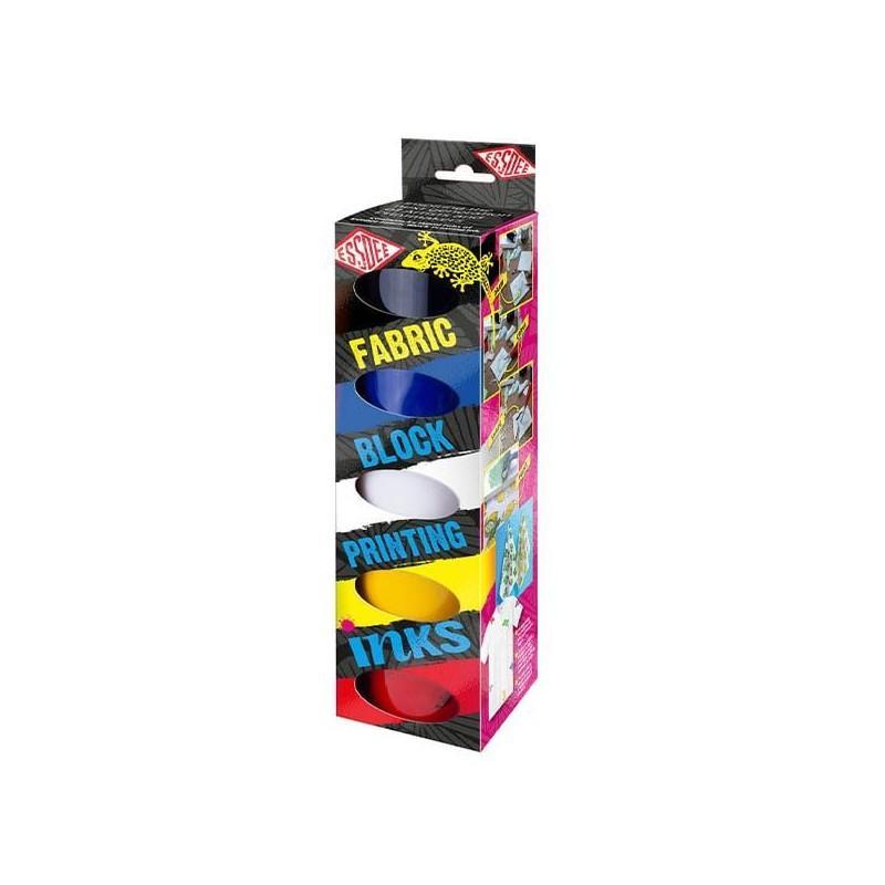 Fabric Block Printing Ink Set (5 x 150ml)