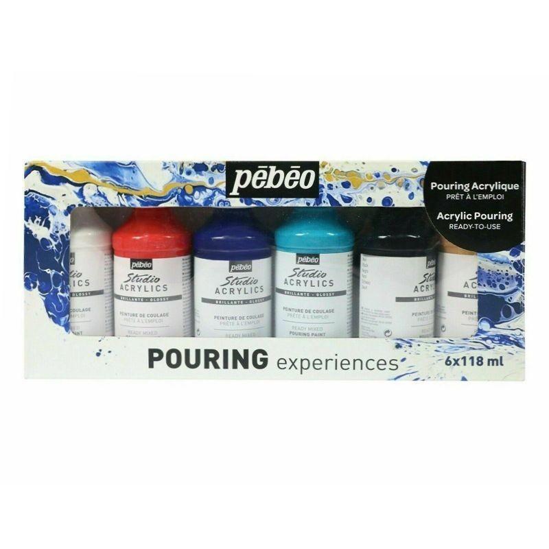Pouring Experiences Studio Acrylic Paint Set (6 x 118ml)