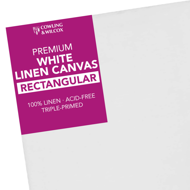 White Linen Traditional Canvas